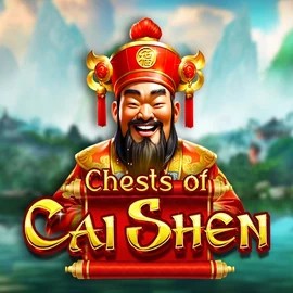 Chests of Cai Shen game by Pragmatic Play – logo hosted on Robocat Casino